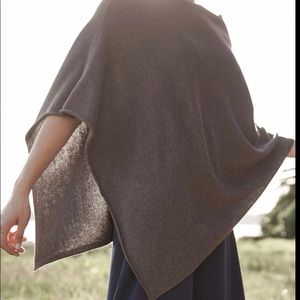 Indigenous organic cotton poncho